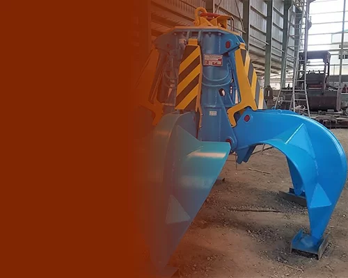 Electro hydraulic grab