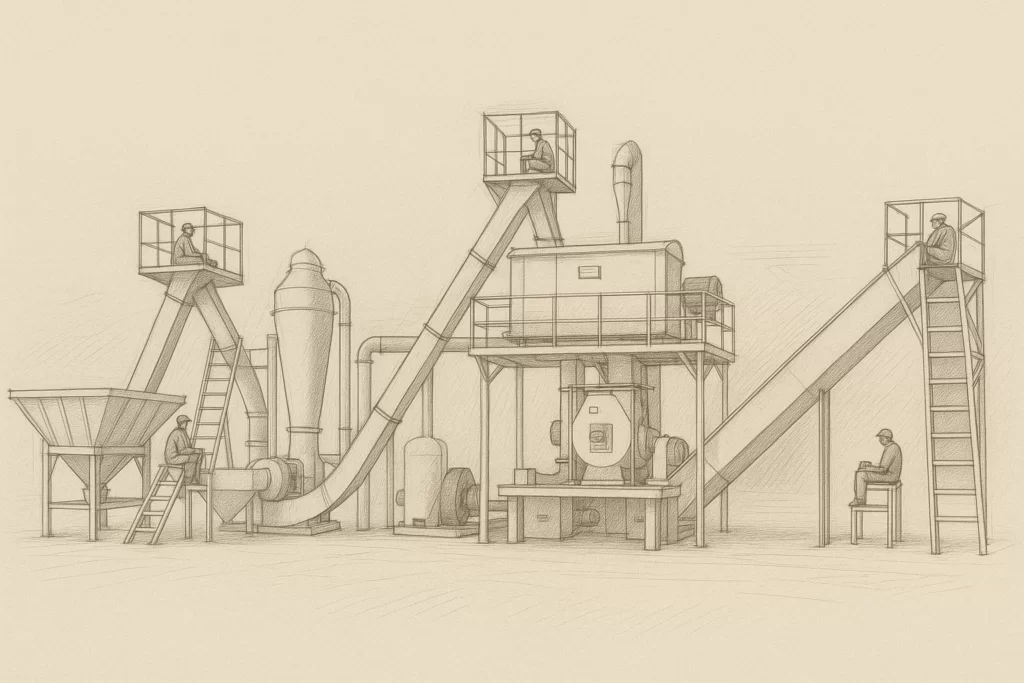 2tph standard pellet plant