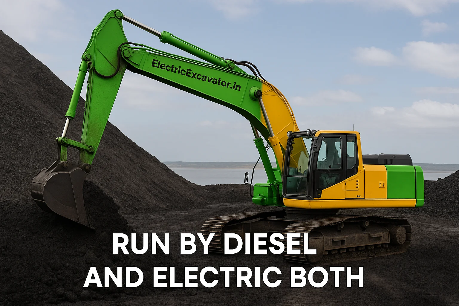 Dual Mode Electric Excavator