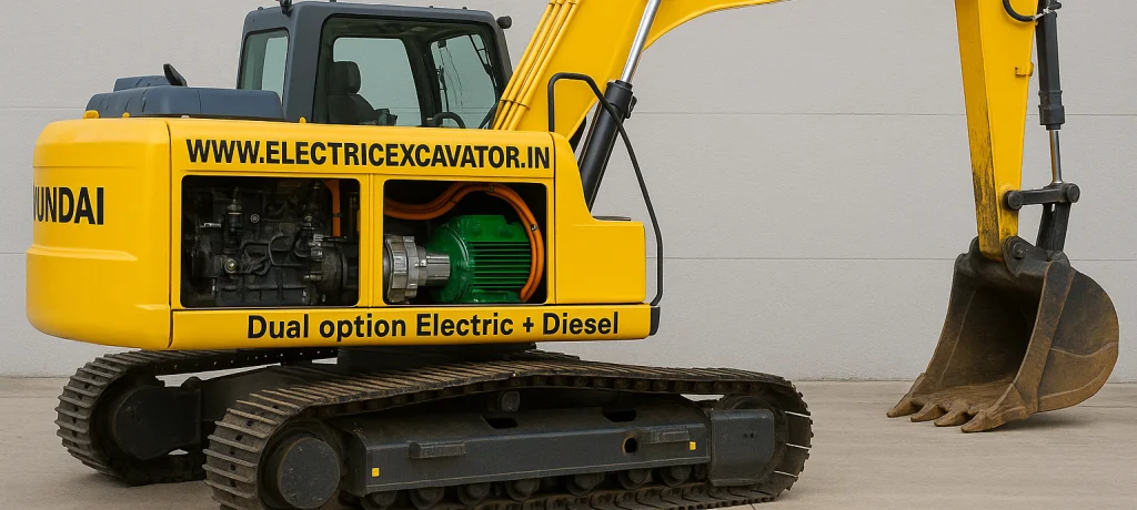 Dual electric + diesel excavators & loaders — electrify your fleet without losing flexibility