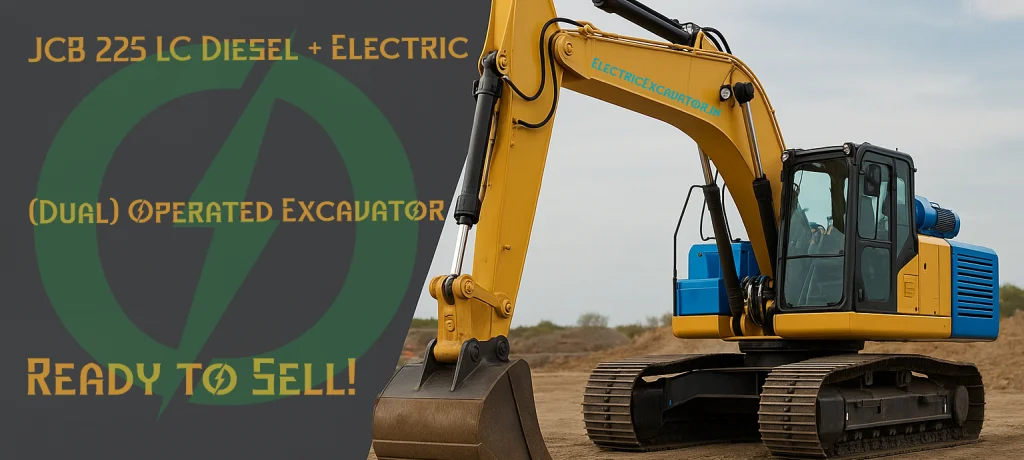 Dual type diesel and electric excavator – a new era in construction machinery
