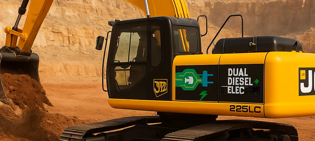 Dual diesel + electric excavators for rajasthan mining