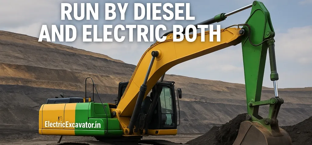 What is a hybrid excavator?