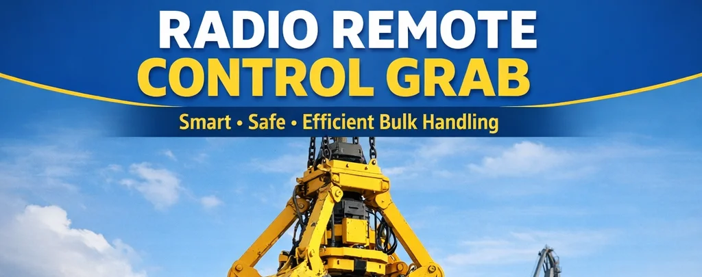 ๐ Radio Remote Control Grab โ Smart Bulk Material Handling ๐